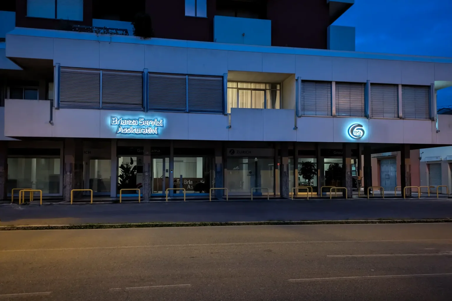 BSA-azienda-assicurazioni-cesano-maderno-notte